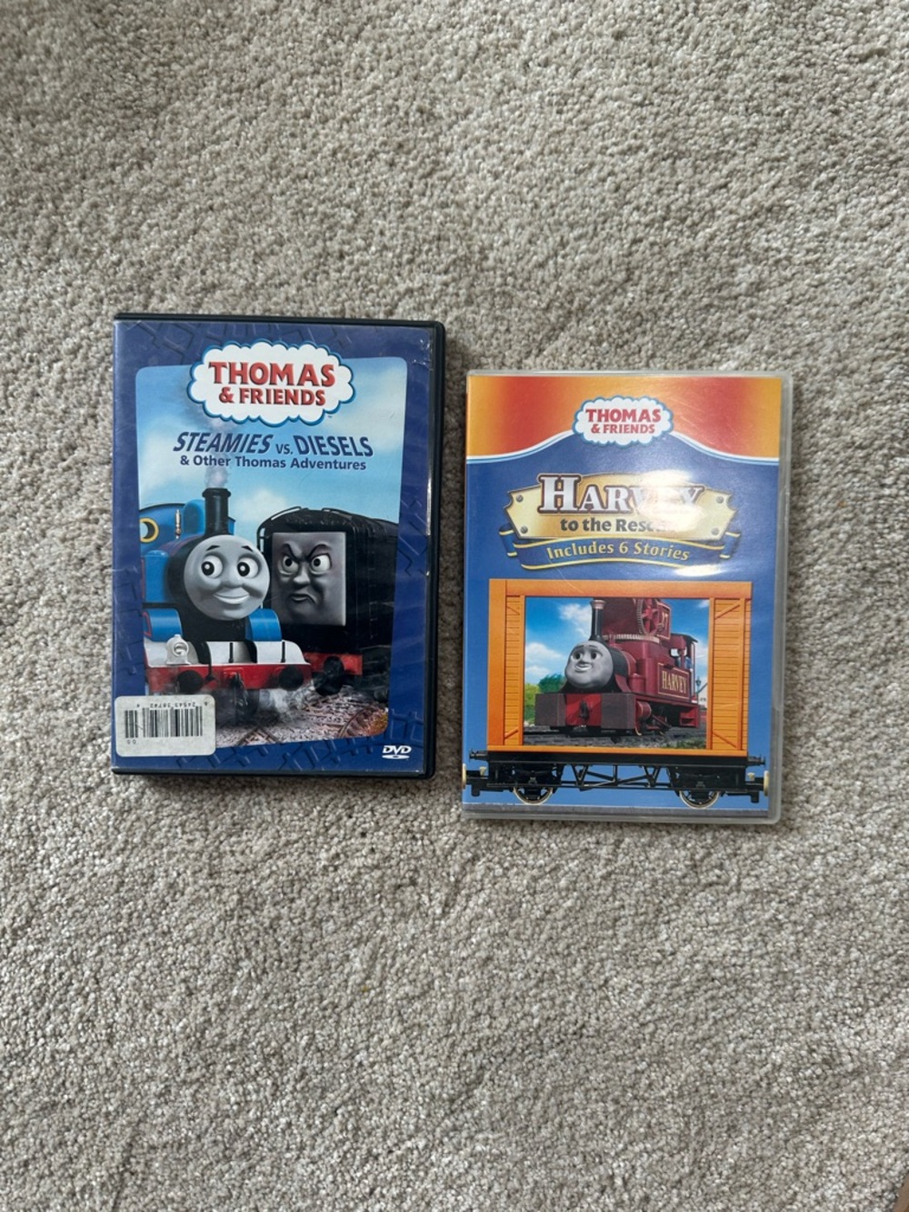 Thomas & Friends DVD — Blue and Orange Cover Featuring Harvey